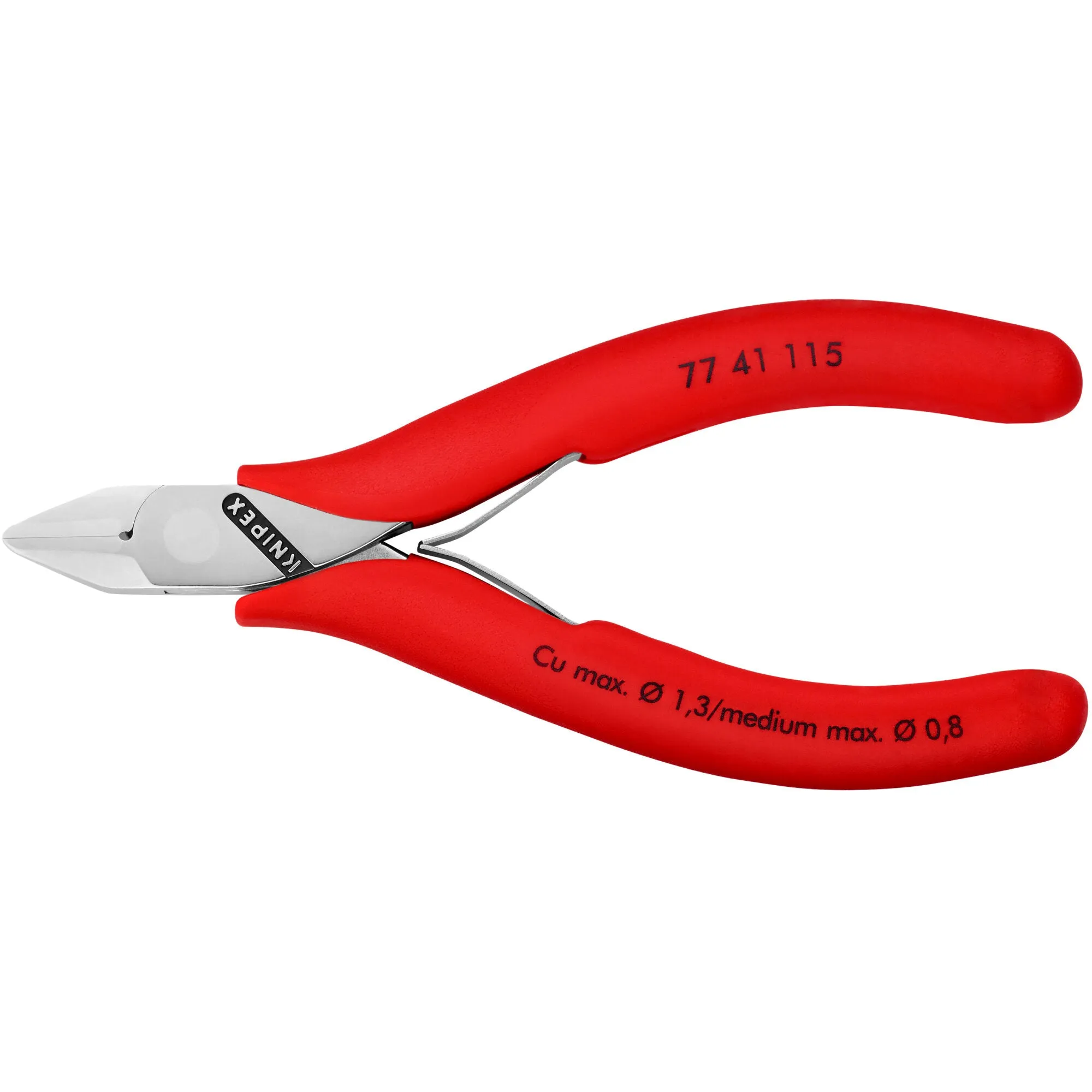 Knipex 77 41 115 4 1/2" Electronics Diagonal Cutters