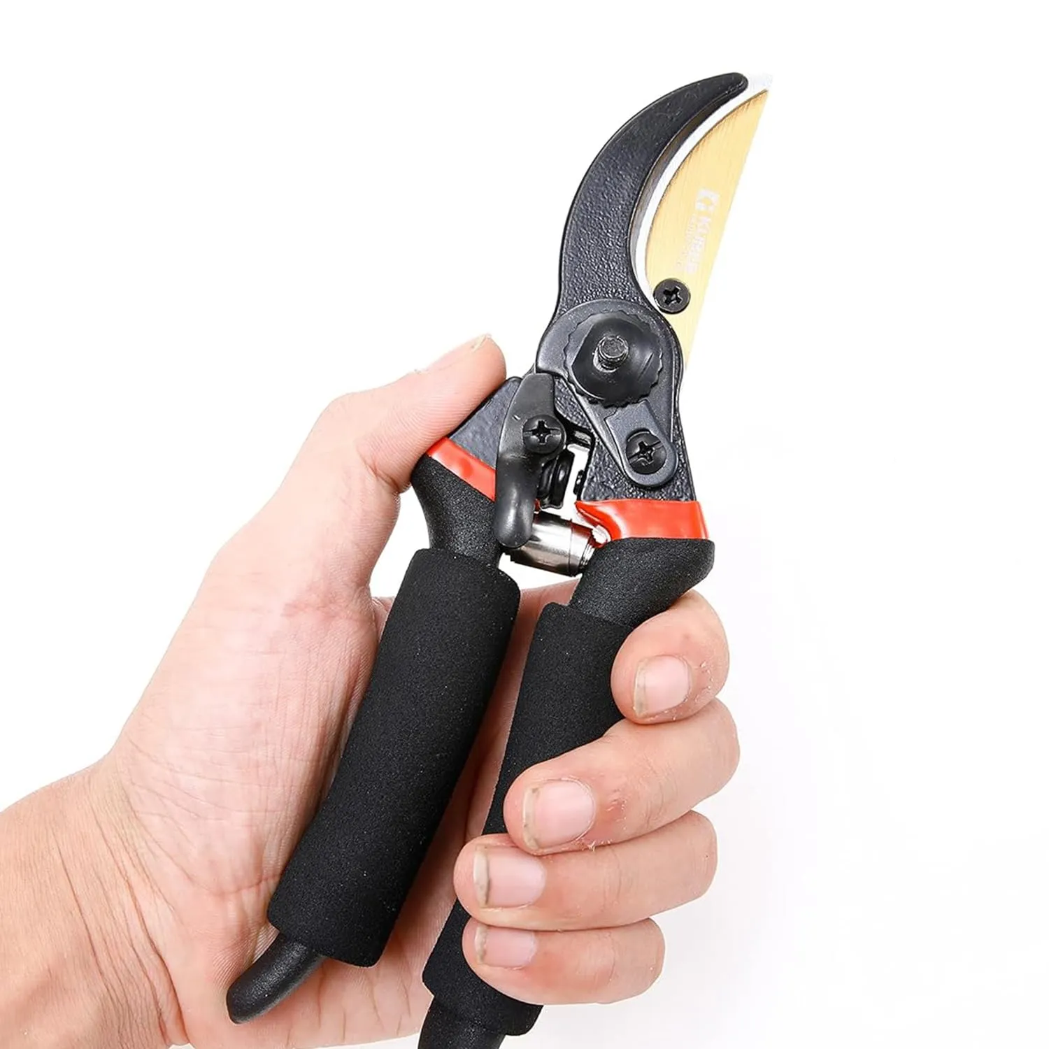 Kuber Industries Heavy Duty Gardening Shears|Black |FB8621B (Pack Of 3)