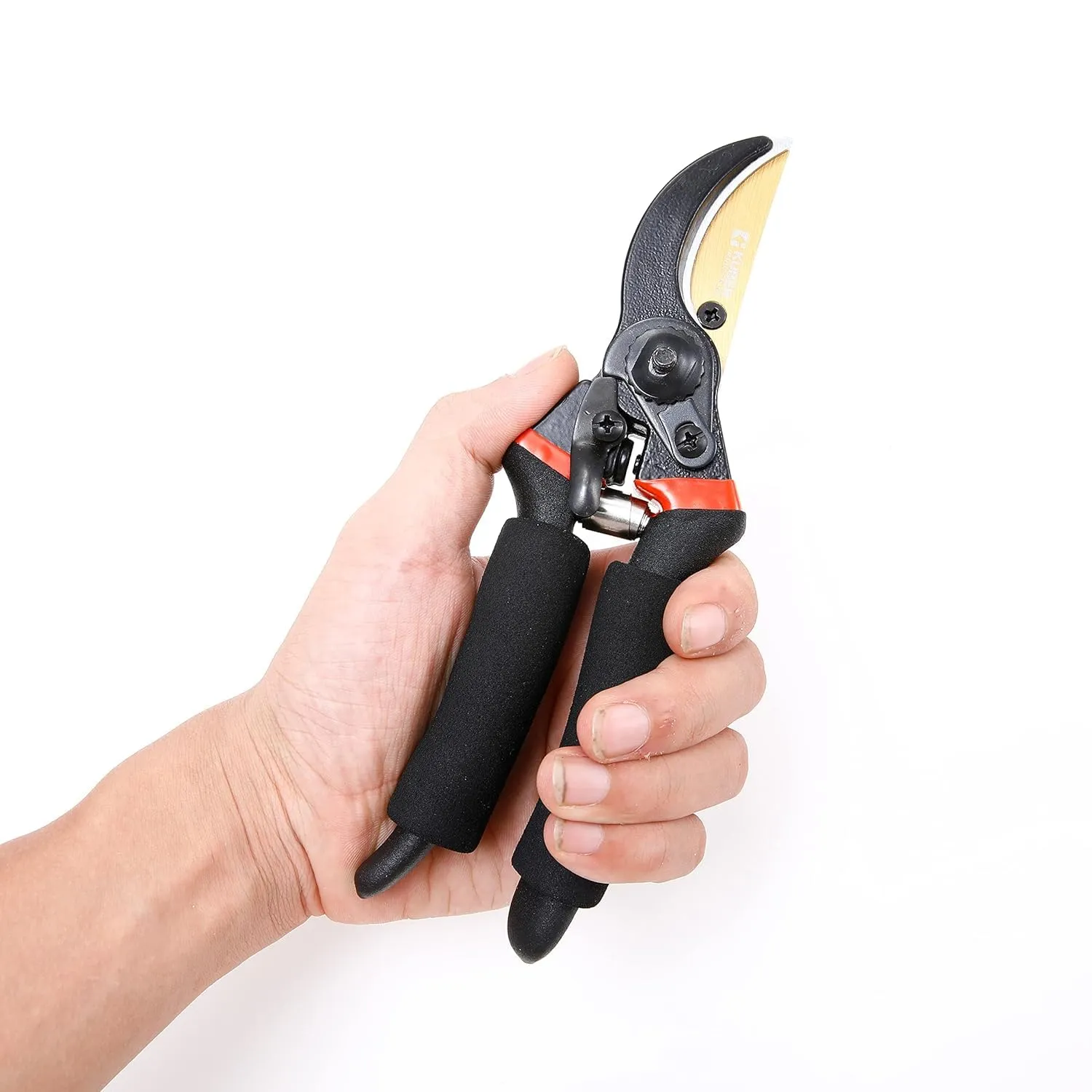 Kuber Industries Heavy Duty Gardening Shears|Black |FB8621B (Pack Of 3)