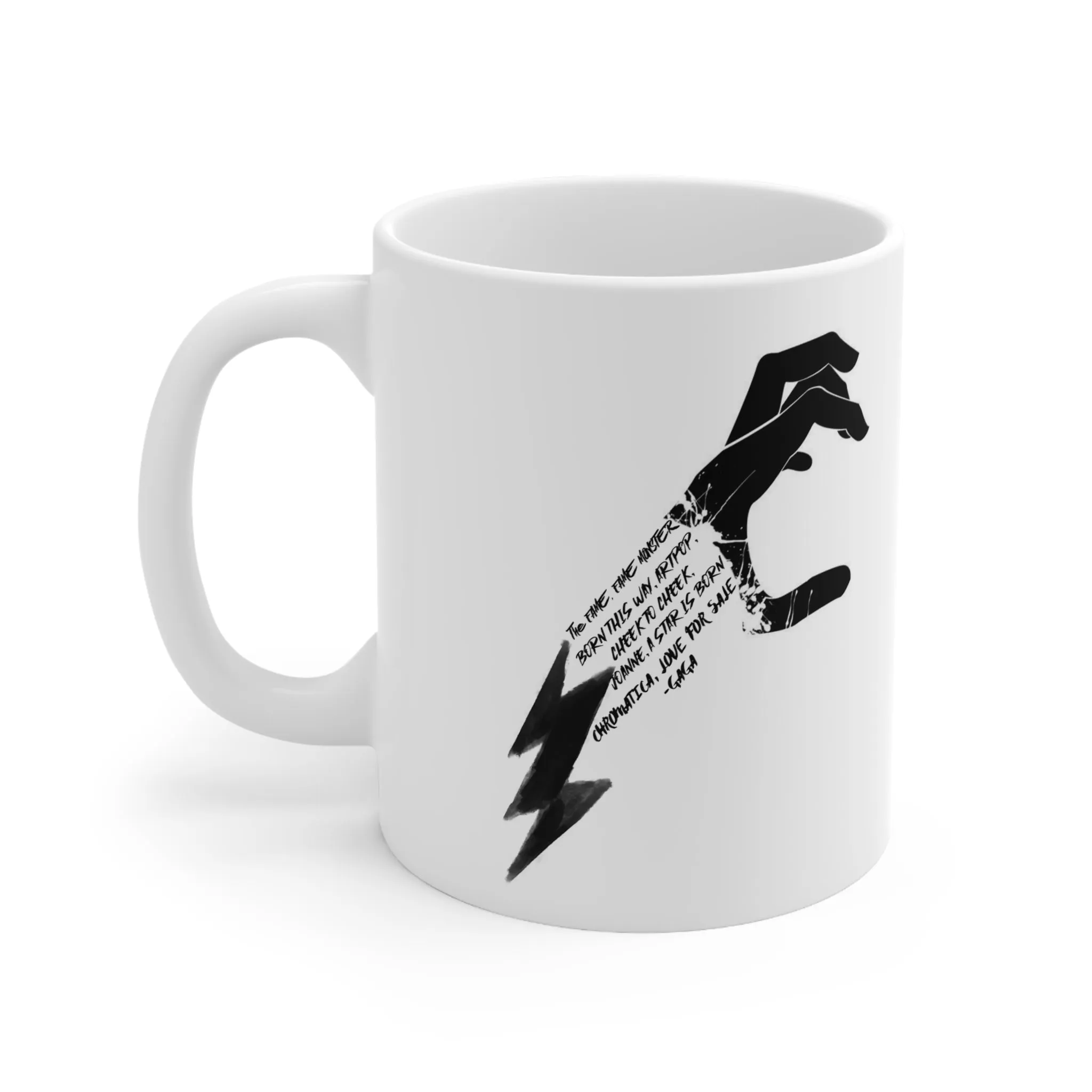 Lady Gaga little monster Paws up Album discography Mug 11oz