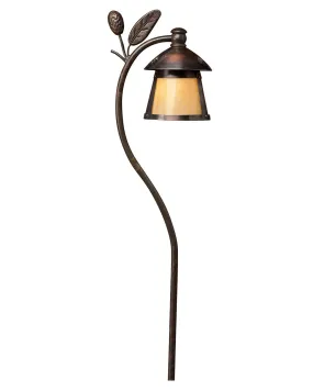 LED Path Light from the Aspen Path Collection in Sienna Bronze Finish by Hinkley