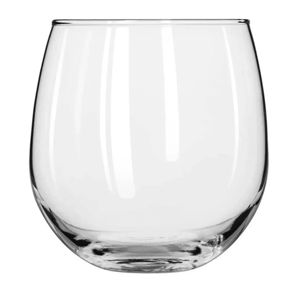 Libbey 222 16.75 oz. Customizable Stemless Red Wine Glass - Case of 12 Pcs