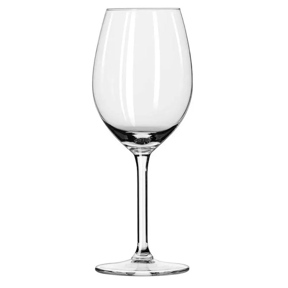 Libbey 9105RL Allure Series 18 oz Round Customizable Wine Glass with Stemmed Base and Non-Tempered Glass, Case of 12 Pcs