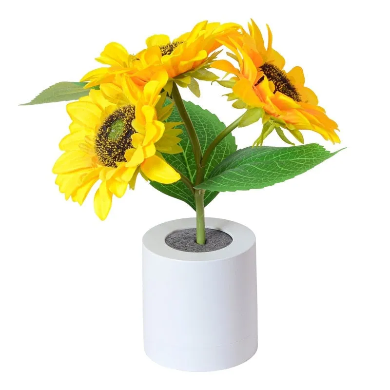 Light-Up Sunflower Desk Lamp