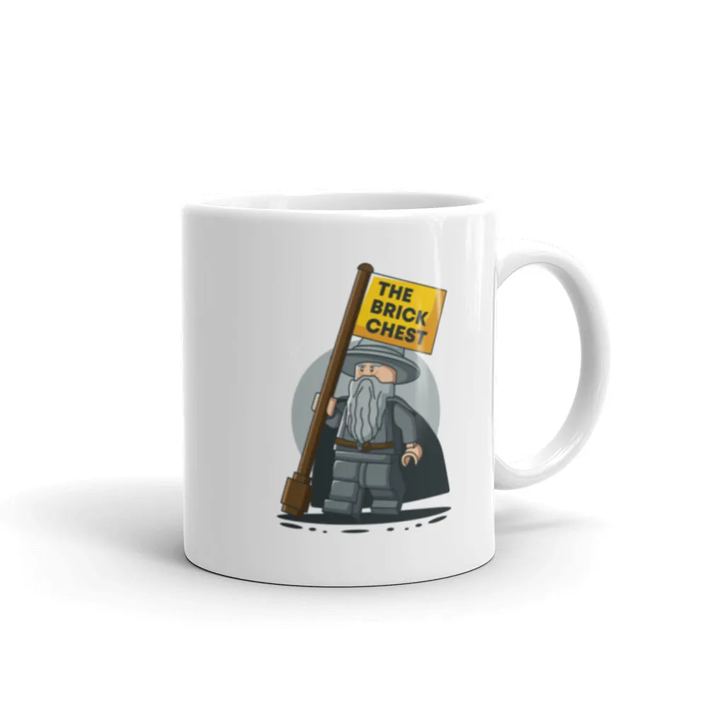 LOTR - Hobbit Gandalf Wizard White glossy mug