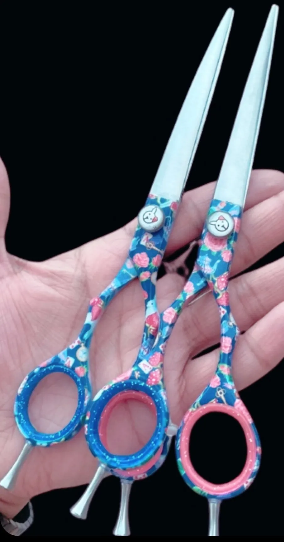 Loyalty Pet Products “Wonderland ” 2 pc Shear Set With Matching Shear Case   Gift