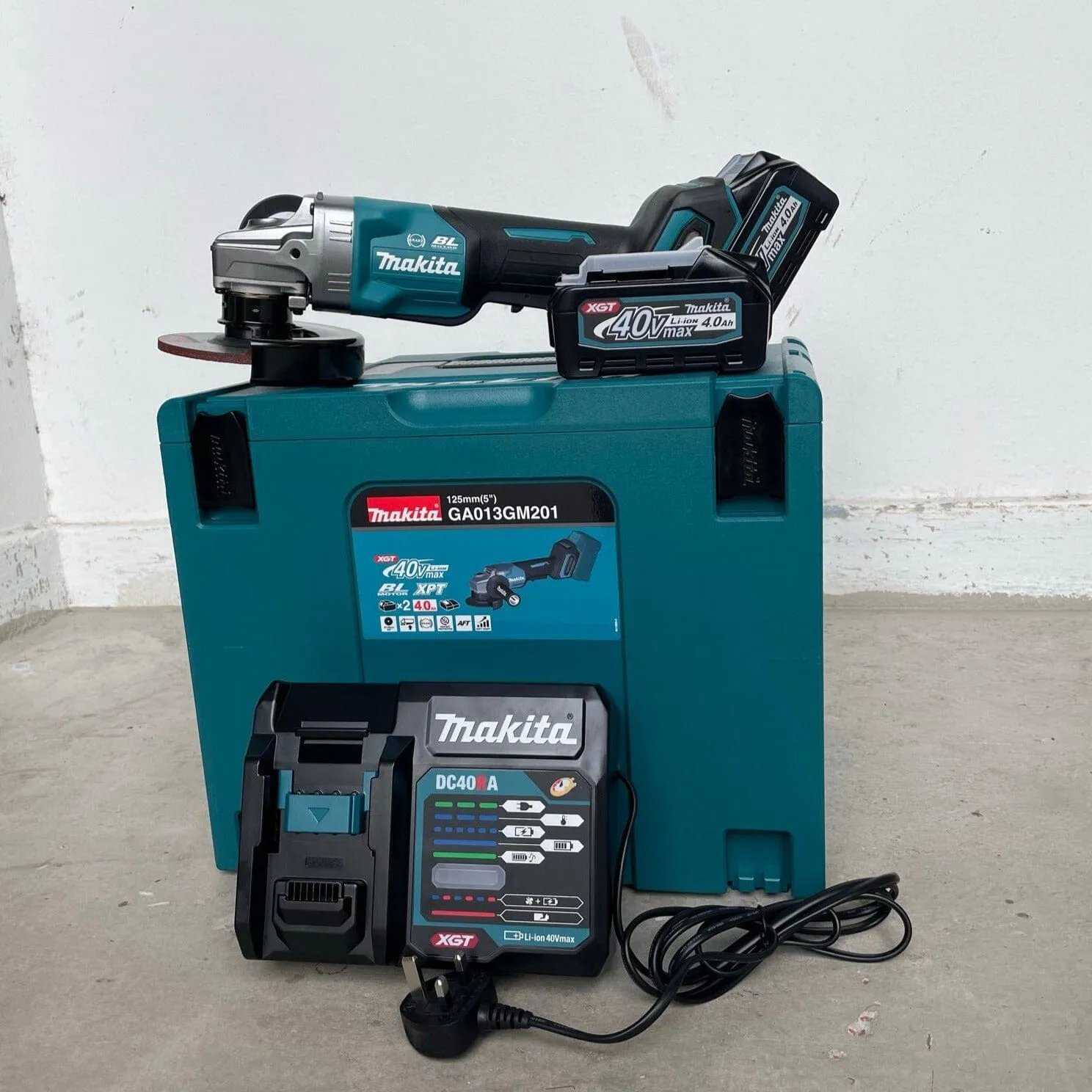 Makita 5" 1000W GA013GM201 Cordless Brushless Angle Grinder | Model : M-GA013GM201