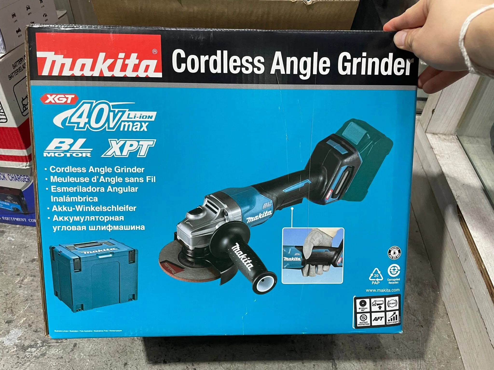 Makita 5" 1000W GA013GM201 Cordless Brushless Angle Grinder | Model : M-GA013GM201