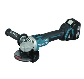 MAKITA 5" (4.0AH) Cordless ANGLE GRINDER | Model : DGA 506 RME, supplied with 2x 4.0Ah batteries (BL1840) & charger (DC18RC) with carry case