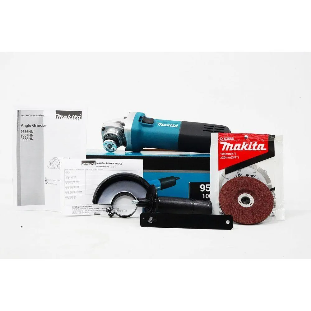 Makita 9556HN Angle Grinder 4" 840W