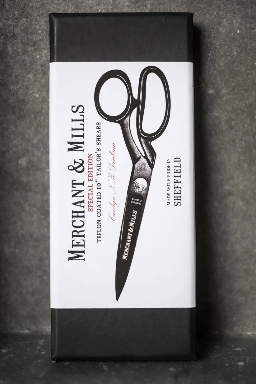 Matte Black 10" Scissors - Merchant & Mills