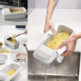 Microwave Pasta Cooker with Strainer