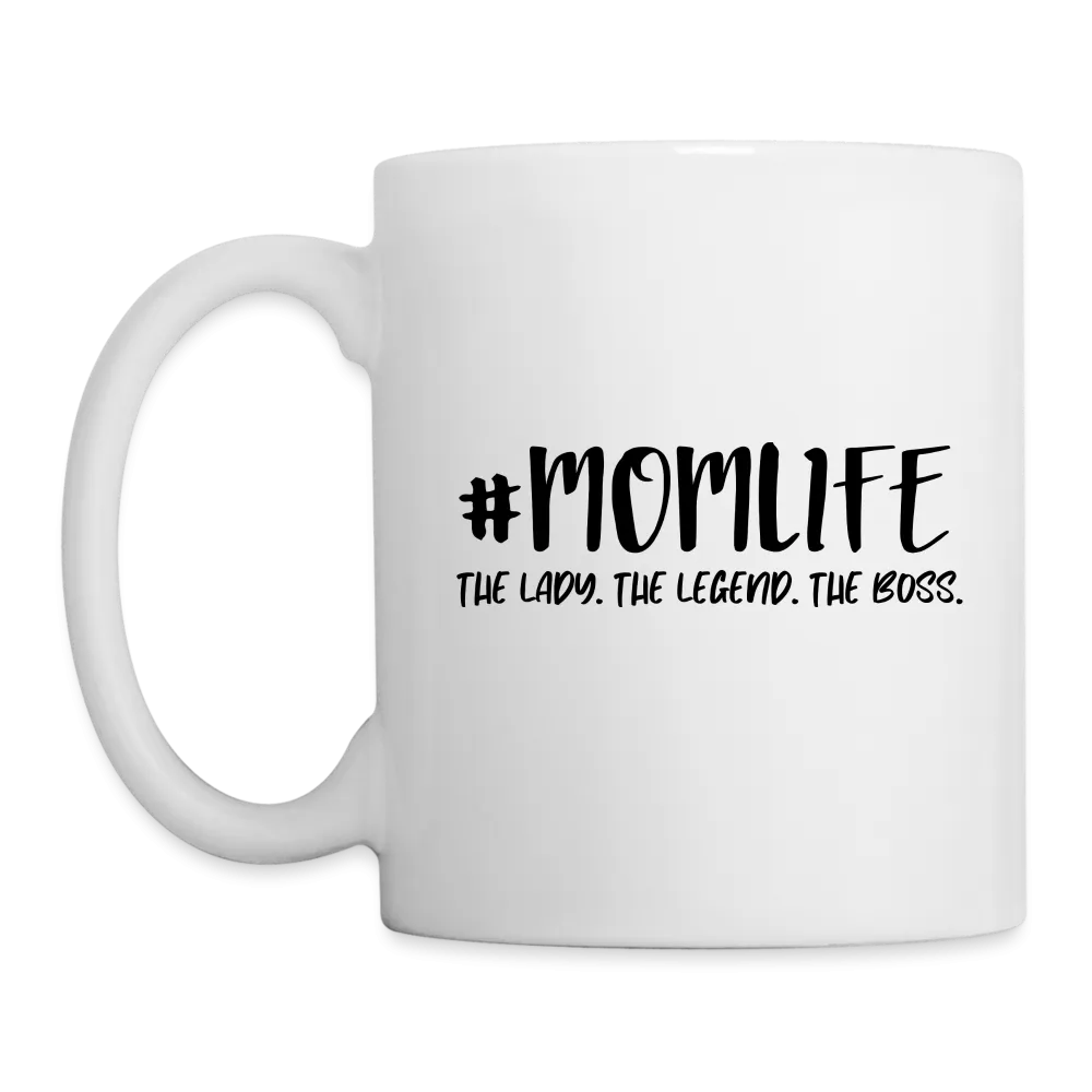 #MOMLIFE Coffee Mug (The Lady, The Legend, The Boss)