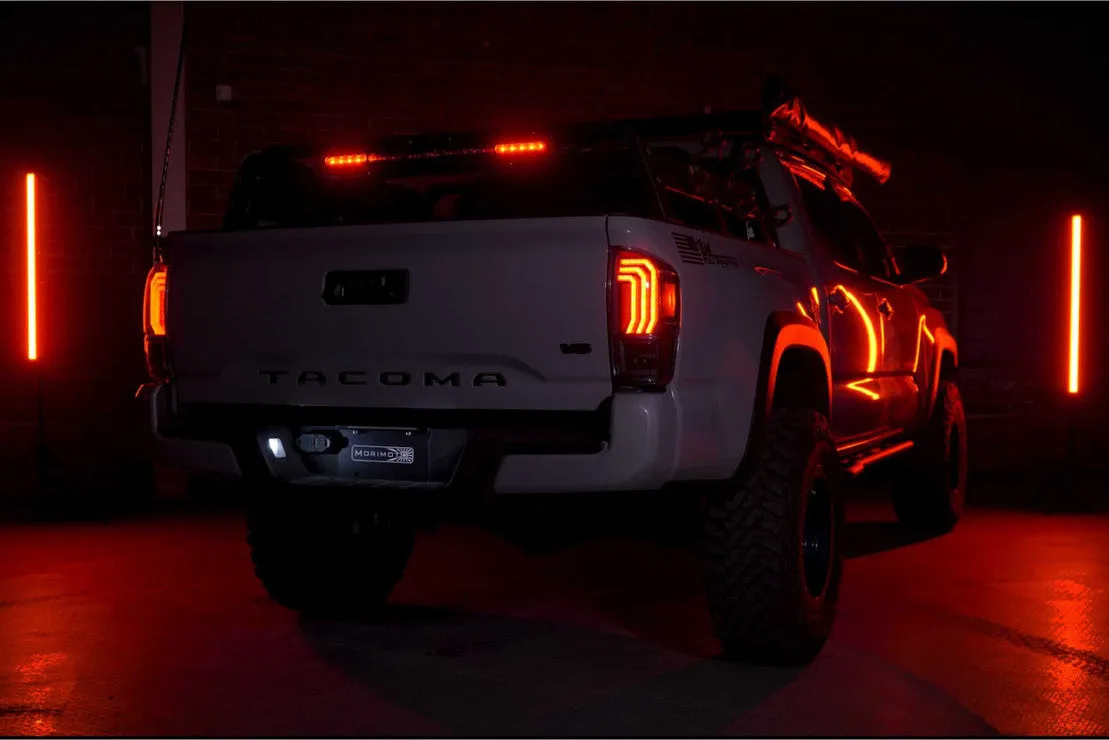 Morimoto Tail Lights Toyota Tacoma (2016-2022) XB LED - Black - Clear or Red DRL