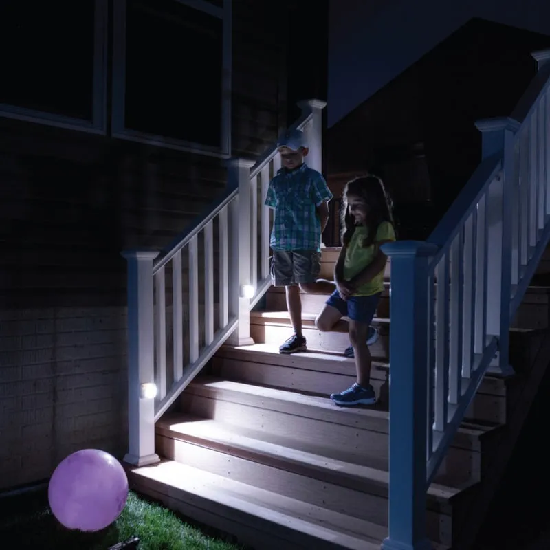 Mr. Beams Motion-Sensing Battery Powered LED White Stair Light