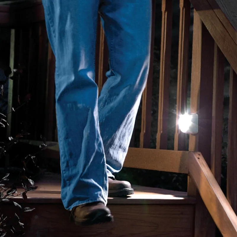 Mr. Beams Motion-Sensing Battery Powered LED White Stair Light