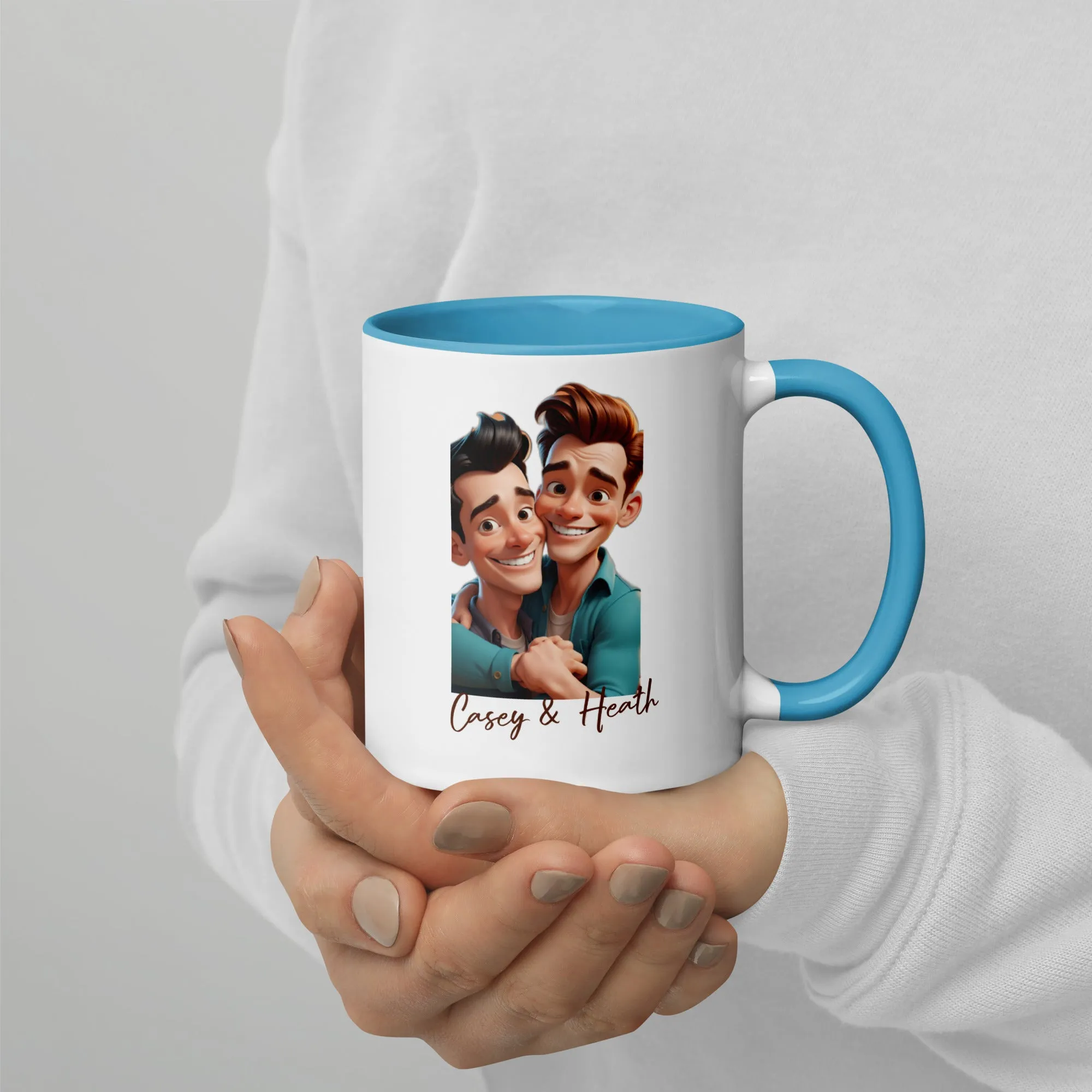 Mug with Color Inside: Casey & Heath