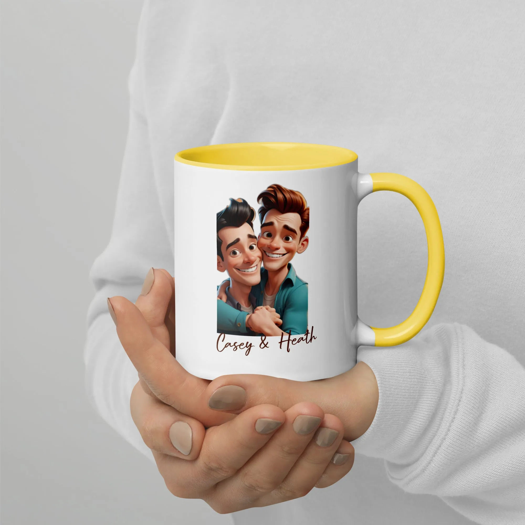 Mug with Color Inside: Casey & Heath