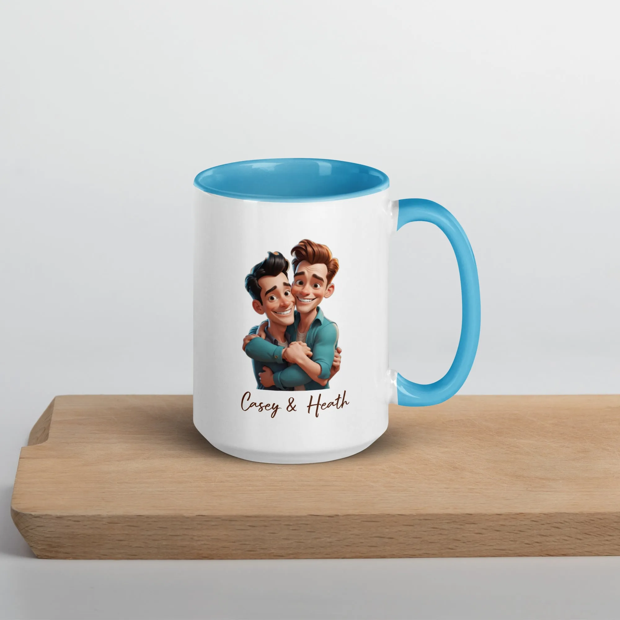 Mug with Color Inside: Casey & Heath