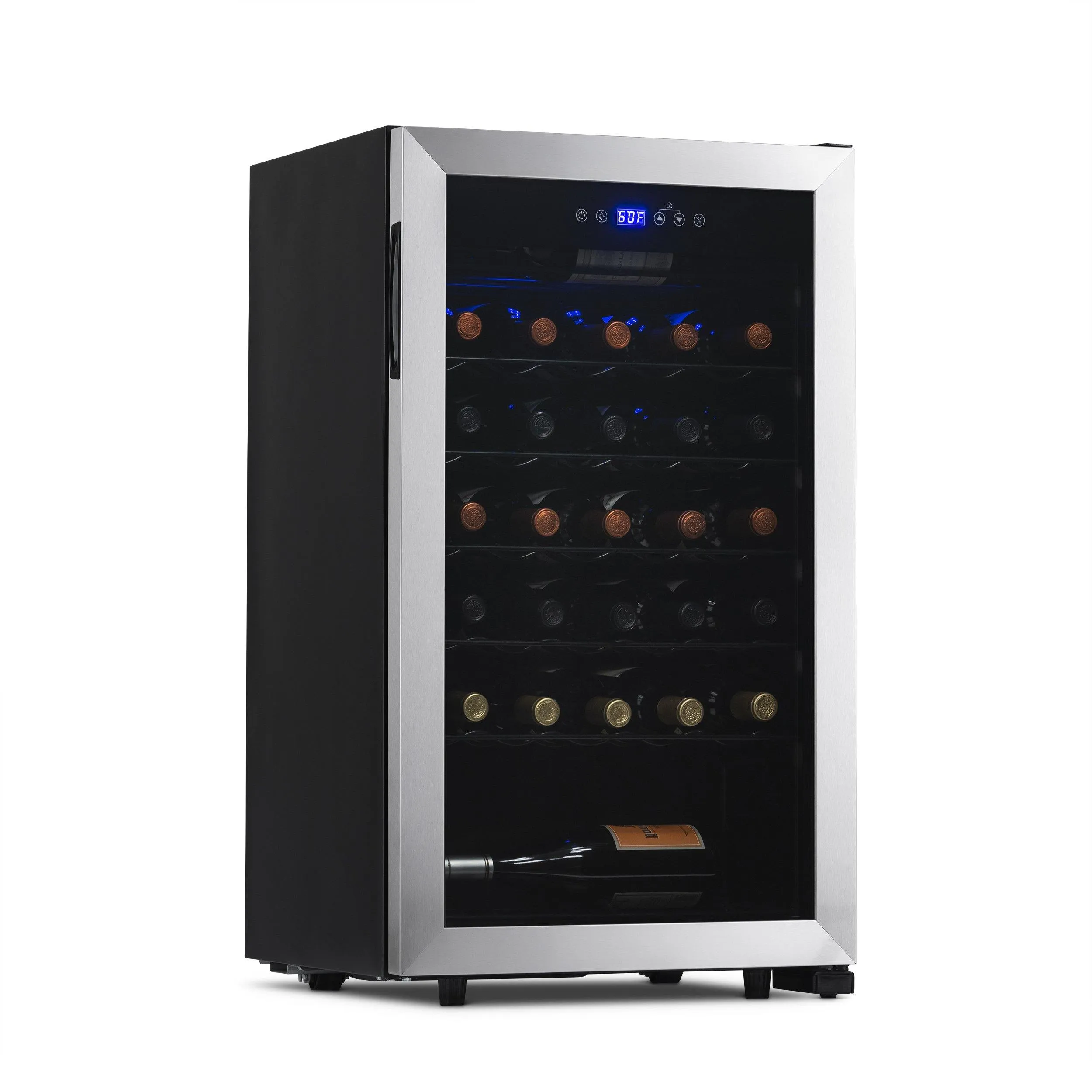 Newair® 33-Bottle 18.9" Stainless Steel Freestanding Wine Fridge