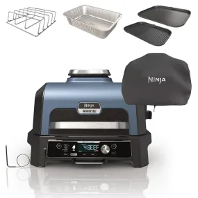 Ninja OG901UKACCKIT Woodfire BBQ Grill & Smoker With Accessories Bundle