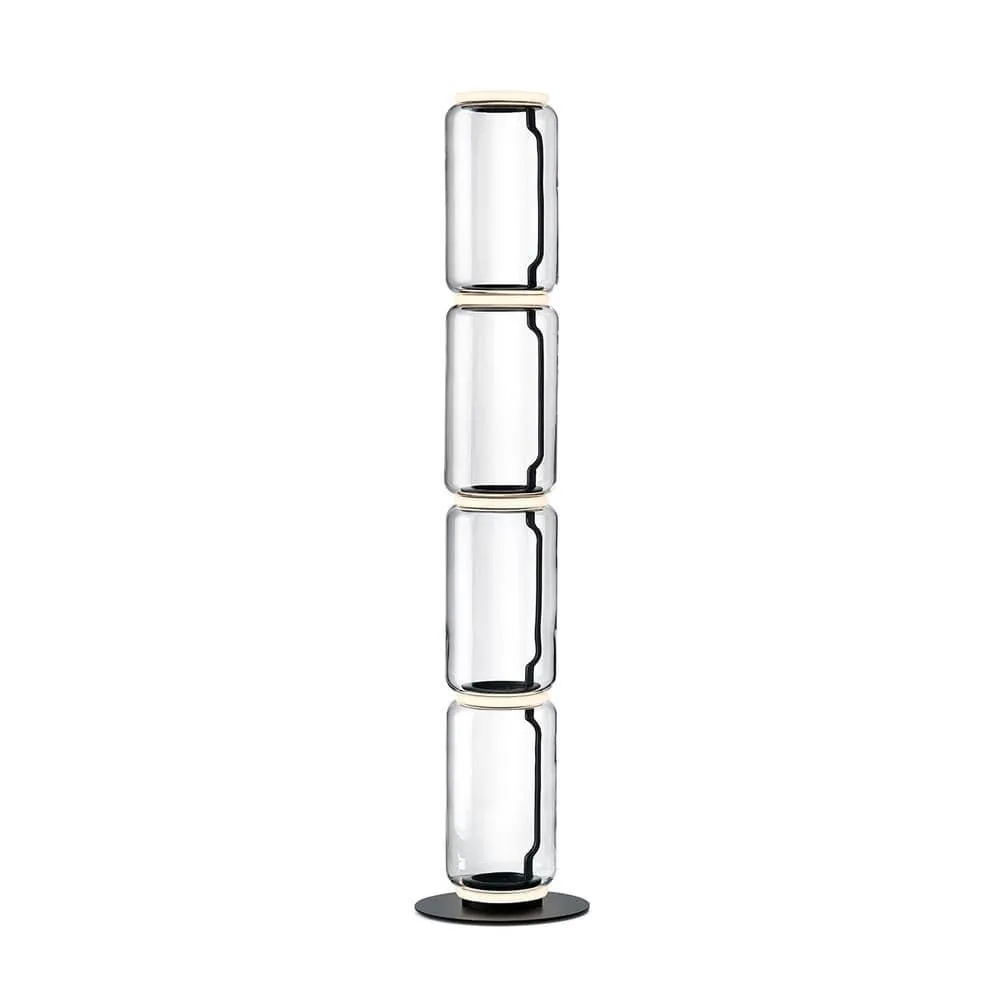 Noctambule Short Cylinders With Small Base LED Dimmable Floor Lamp