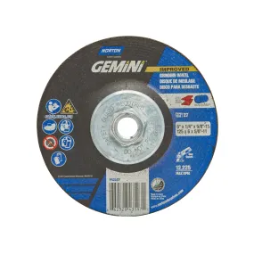 Norton 5 x 1/4 x 5/8 - 11 In. Gemini Grinding Wheel 24 S BDA T27 10 Count