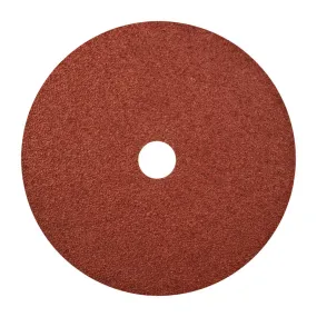 Norton 7 in. Aluminum Oxide Center Mount F226/F240 Fiber Disc 24 Grit Extra Coarse 25 pk