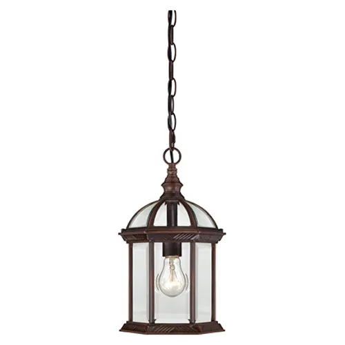 Nuvo Boxwood 1-lt 8" Outdoor Hanging Lantern