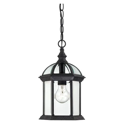 Nuvo Boxwood 1-lt 8" Outdoor Hanging Lantern