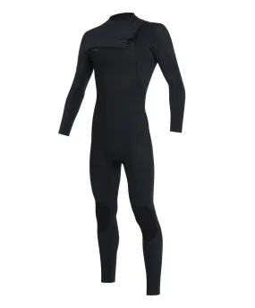 O'Neill HyperFreak 4/3  Steamer Chest Zip Wetsuit - Black