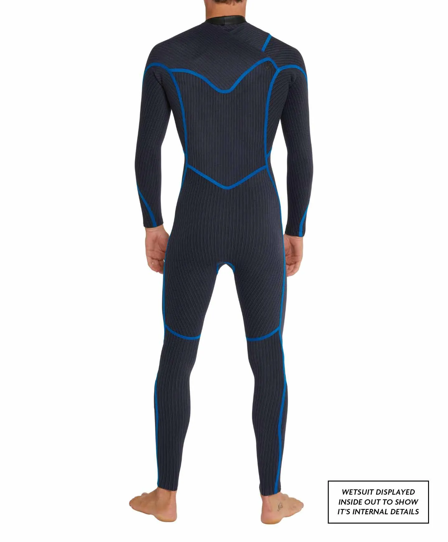 O'Neill HyperFreak 4/3  Steamer Chest Zip Wetsuit - Black