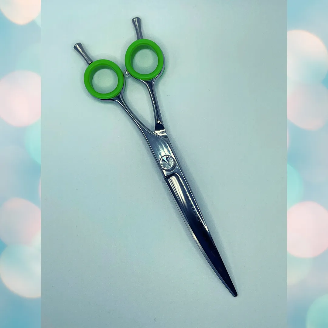 Pawfection Shears by Myke Ross 7" Curves Clear Gem