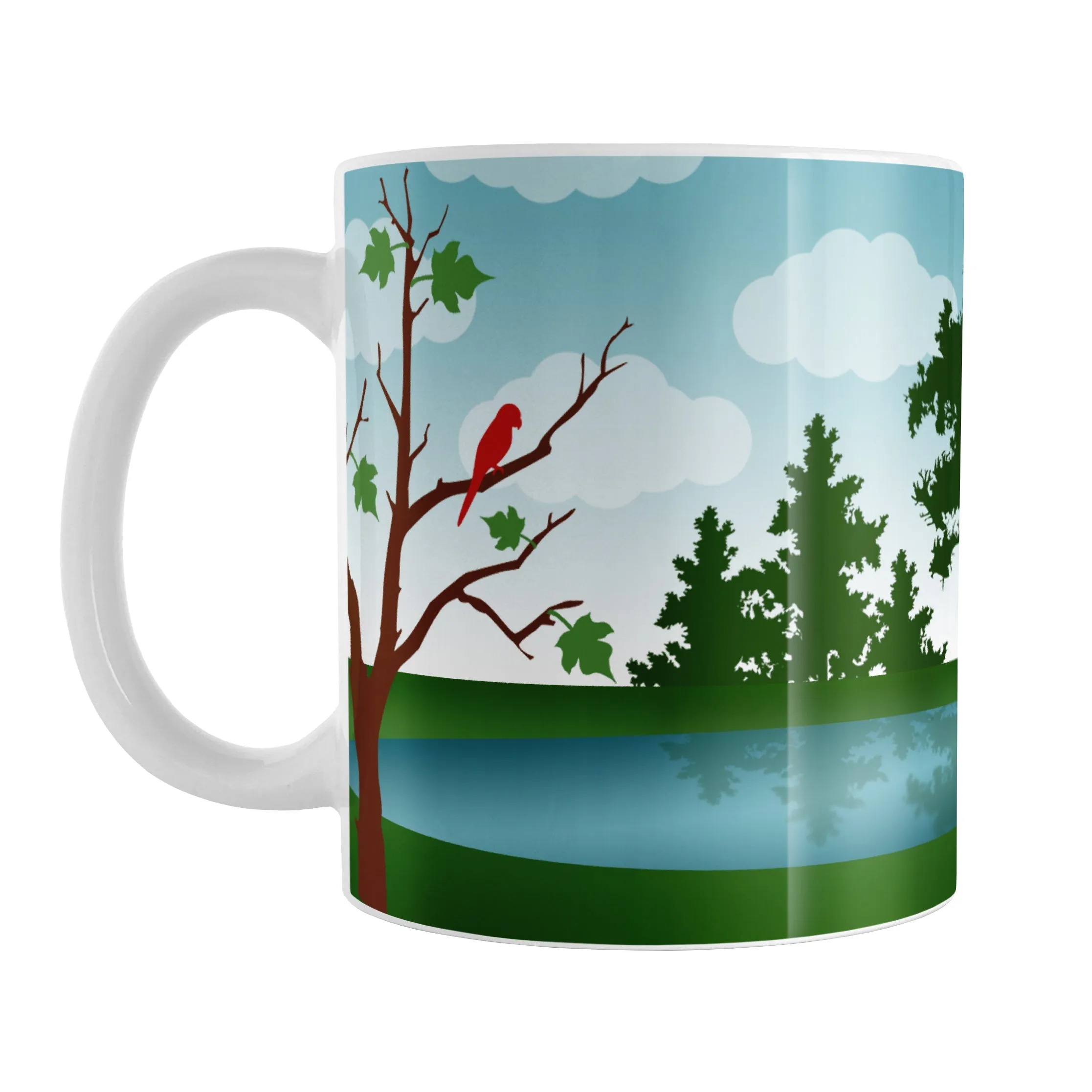 Personalized Out in the Country Cabin Mug