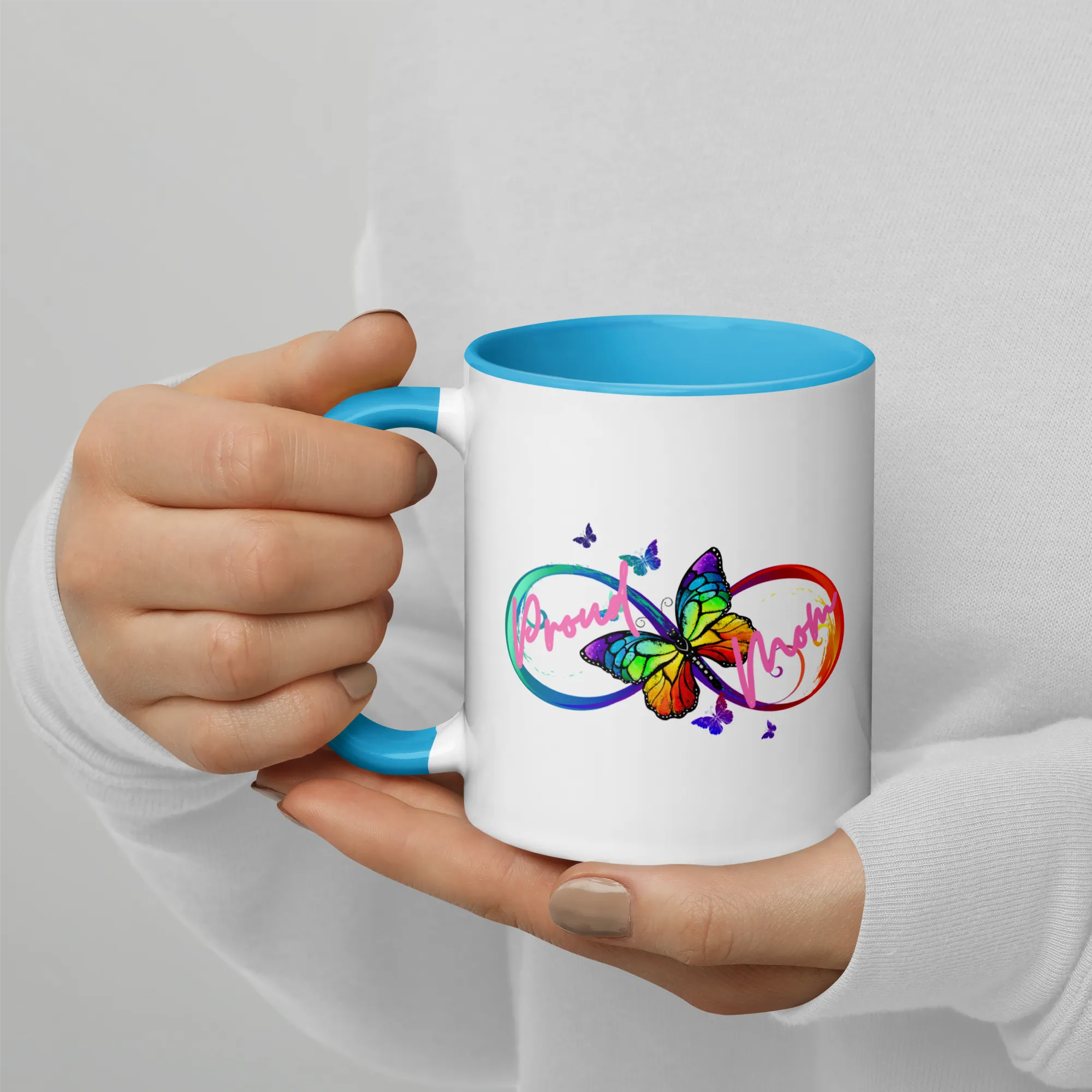 Proud Autism Mom Mug with Color Inside