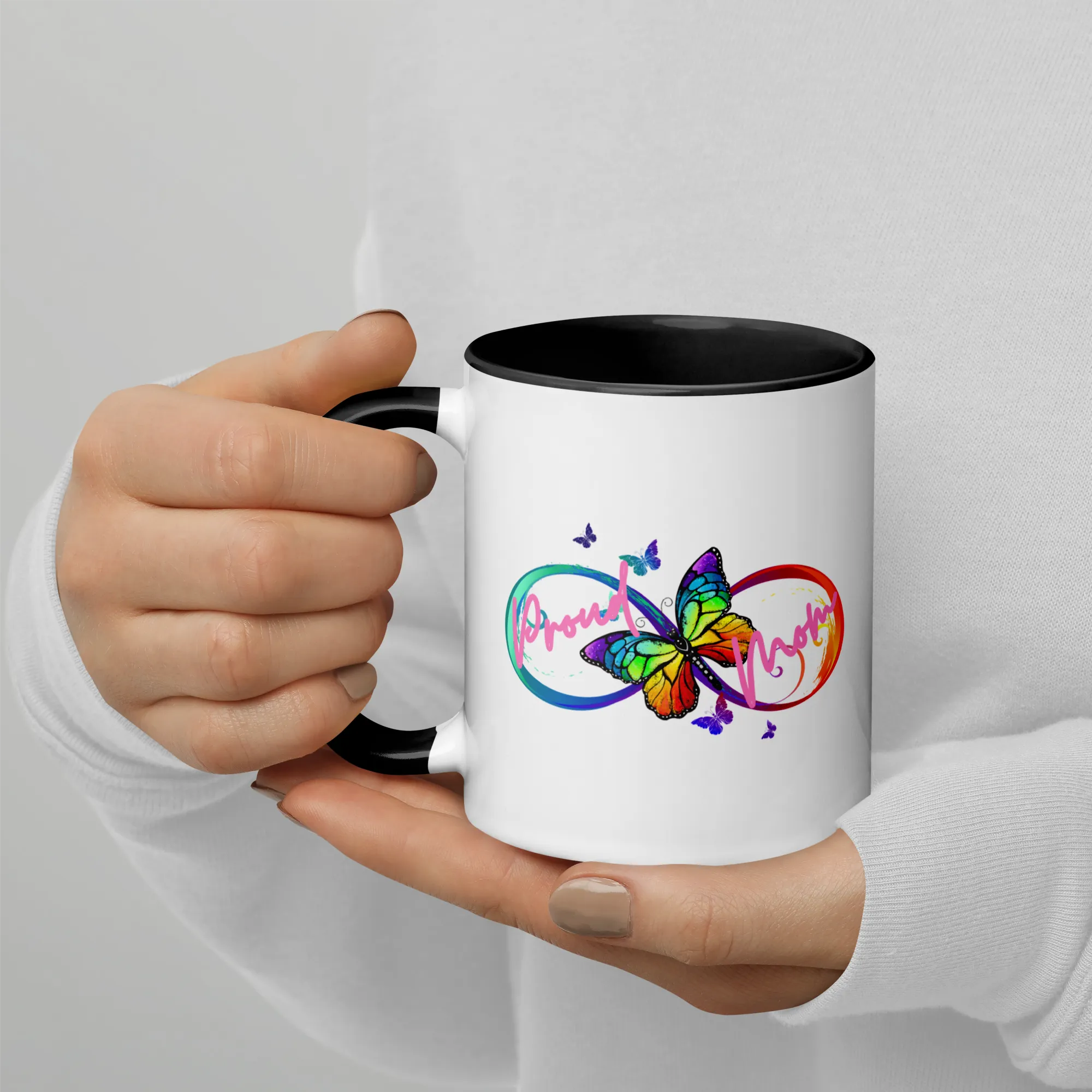 Proud Autism Mom Mug with Color Inside