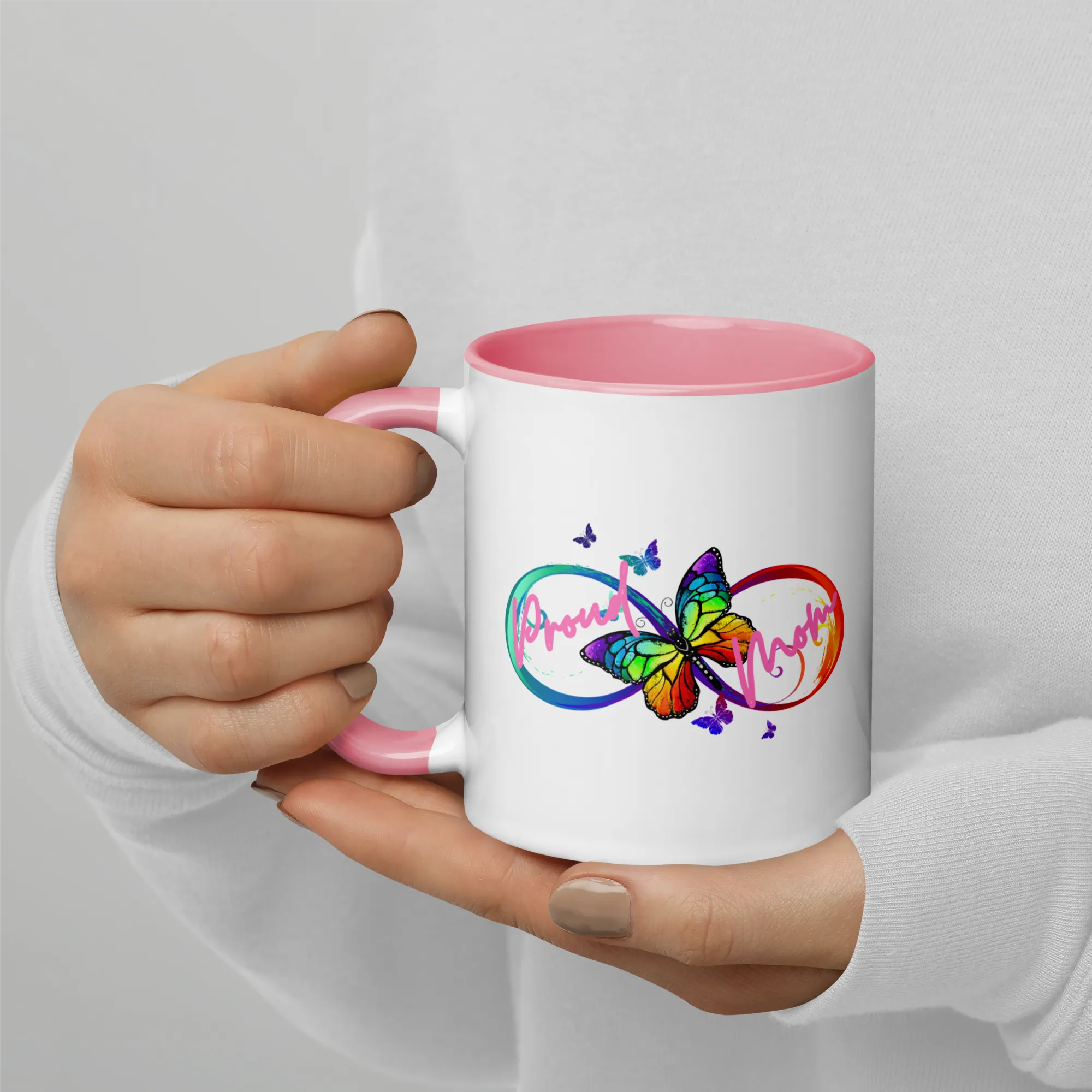 Proud Autism Mom Mug with Color Inside