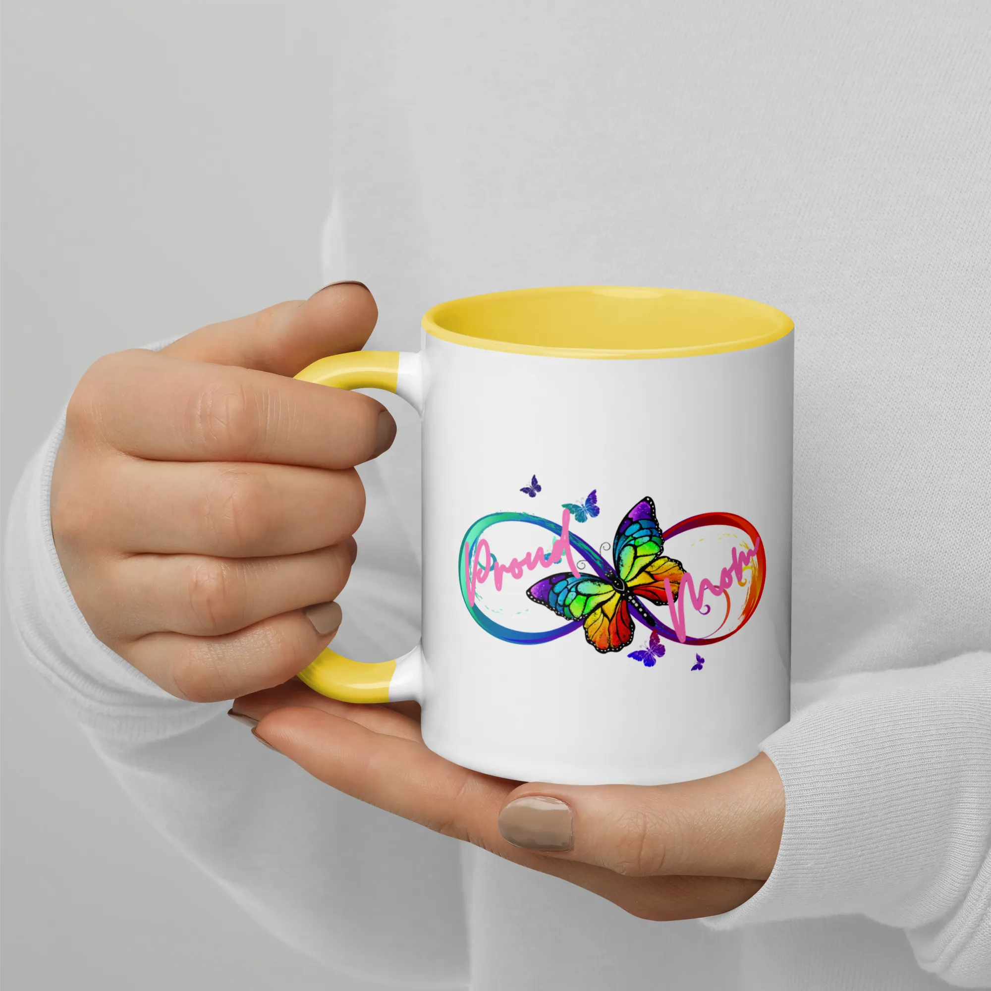 Proud Autism Mom Mug with Color Inside