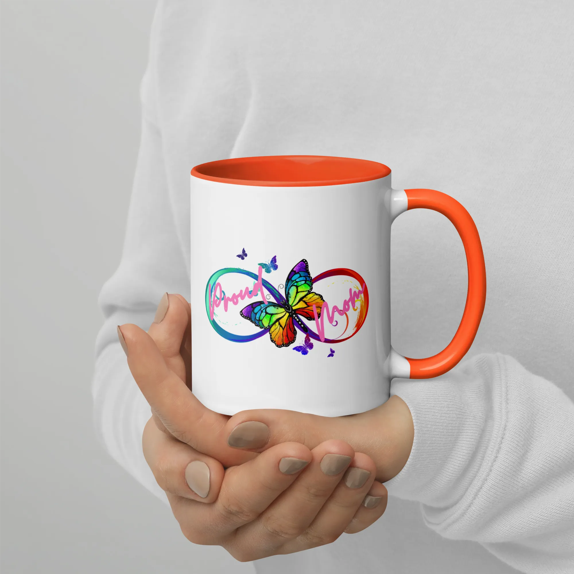 Proud Autism Mom Mug with Color Inside