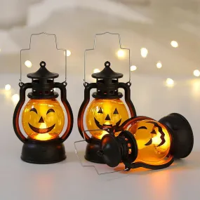 Pumpkin led candle lanterns for Halloween