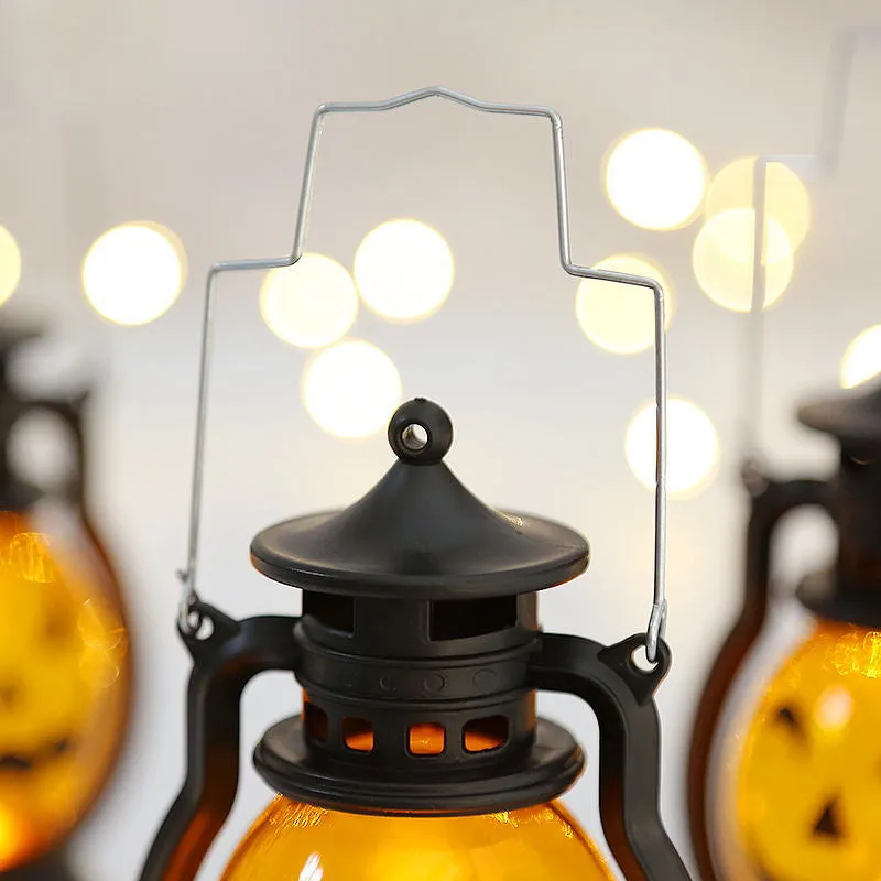 Pumpkin led candle lanterns for Halloween