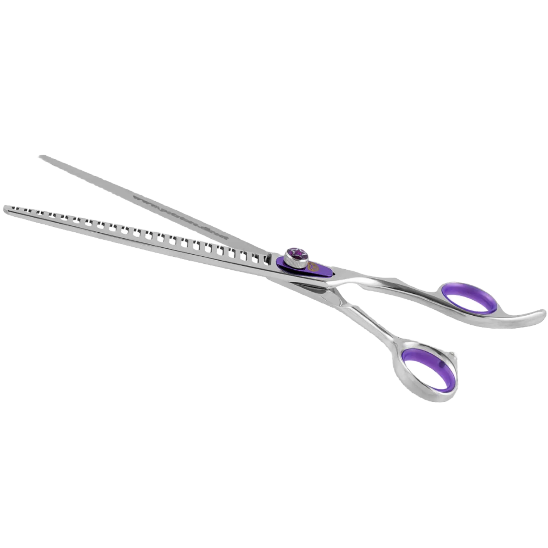 Purple 4 Grooming Shear Set in a Case by PetStore.Direct