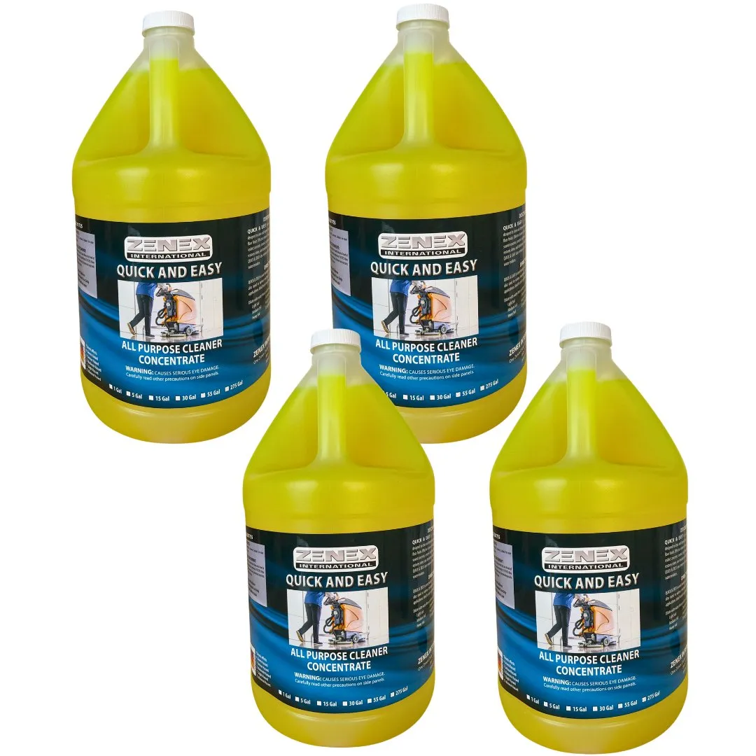 QUICK & EASY All Purpose Cleaner Concentrate for Commercial and Industrial Floor Scrubber Machines