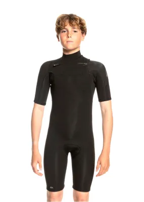 Quiksilver Boys Everyday Sessions 2mm Chest Zip Spring Suit Wetsuit