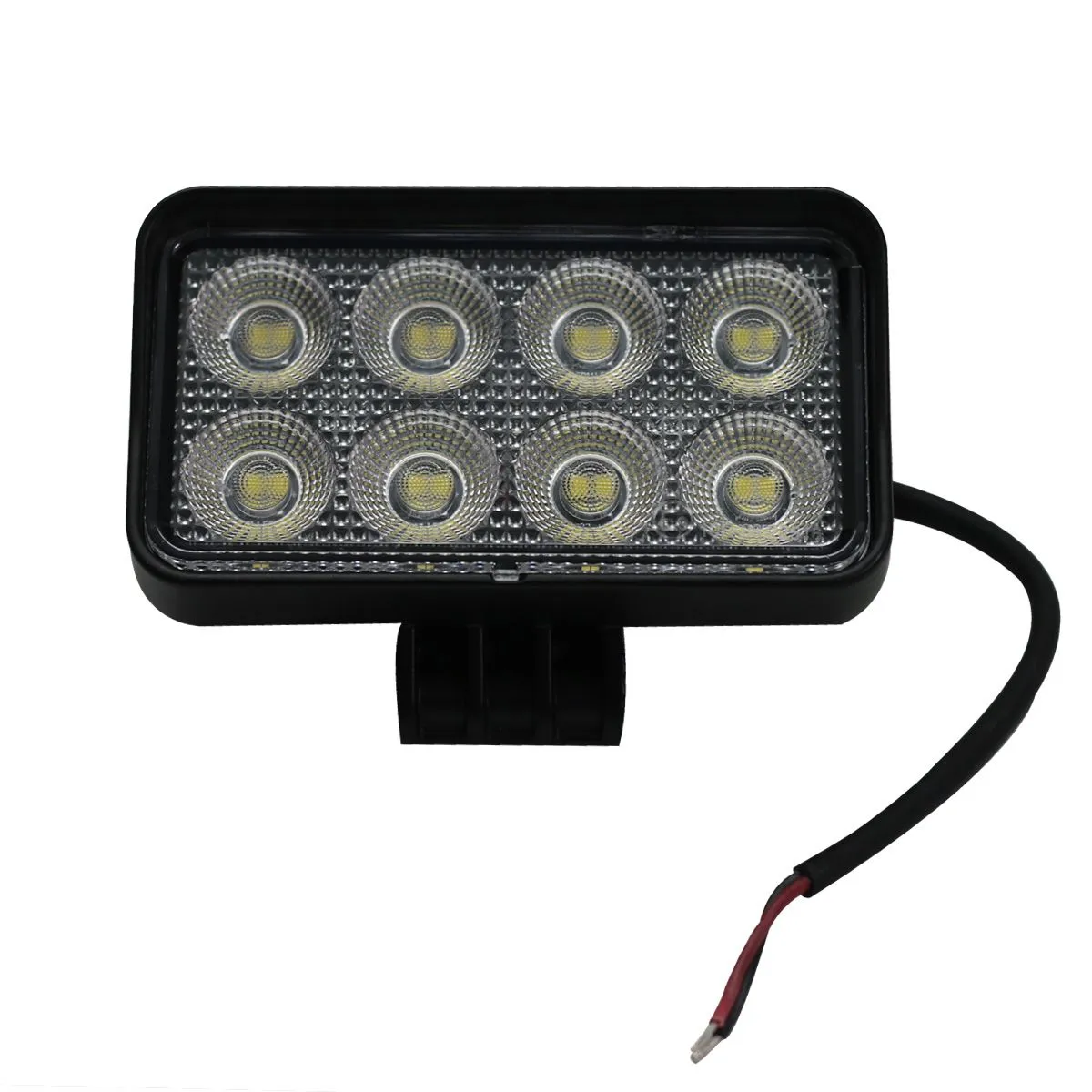 Race Sport RS Rectangle Auxiliary LED Light [IQ Series] Flood Beam Pattern