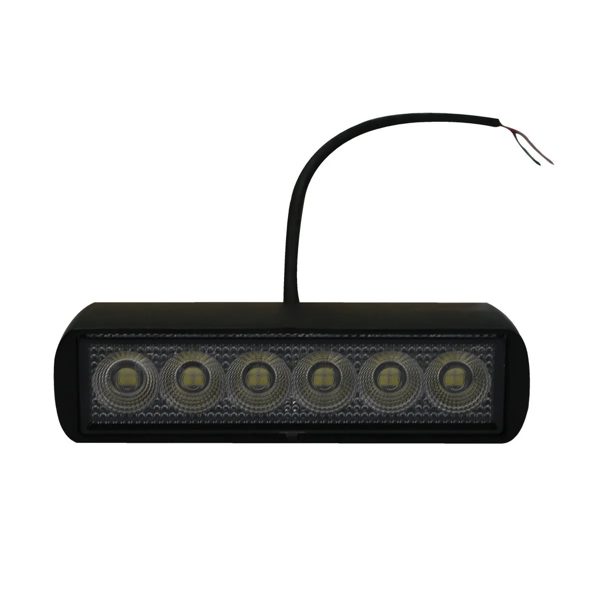 Race Sport RS Rectangle Auxiliary LED Light [IQ Series] Flood Beam Pattern