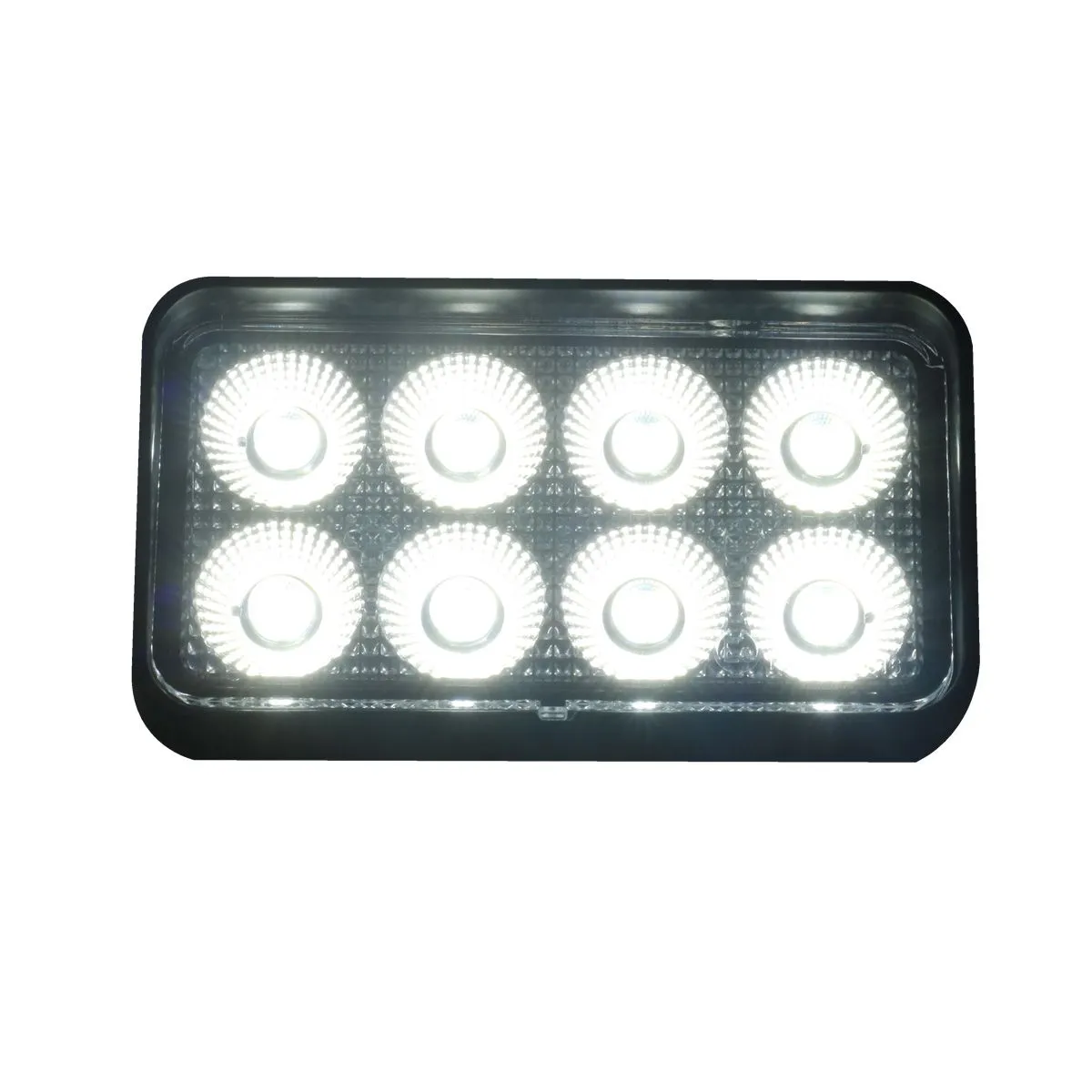 Race Sport RS Rectangle Auxiliary LED Light [IQ Series] Flood Beam Pattern