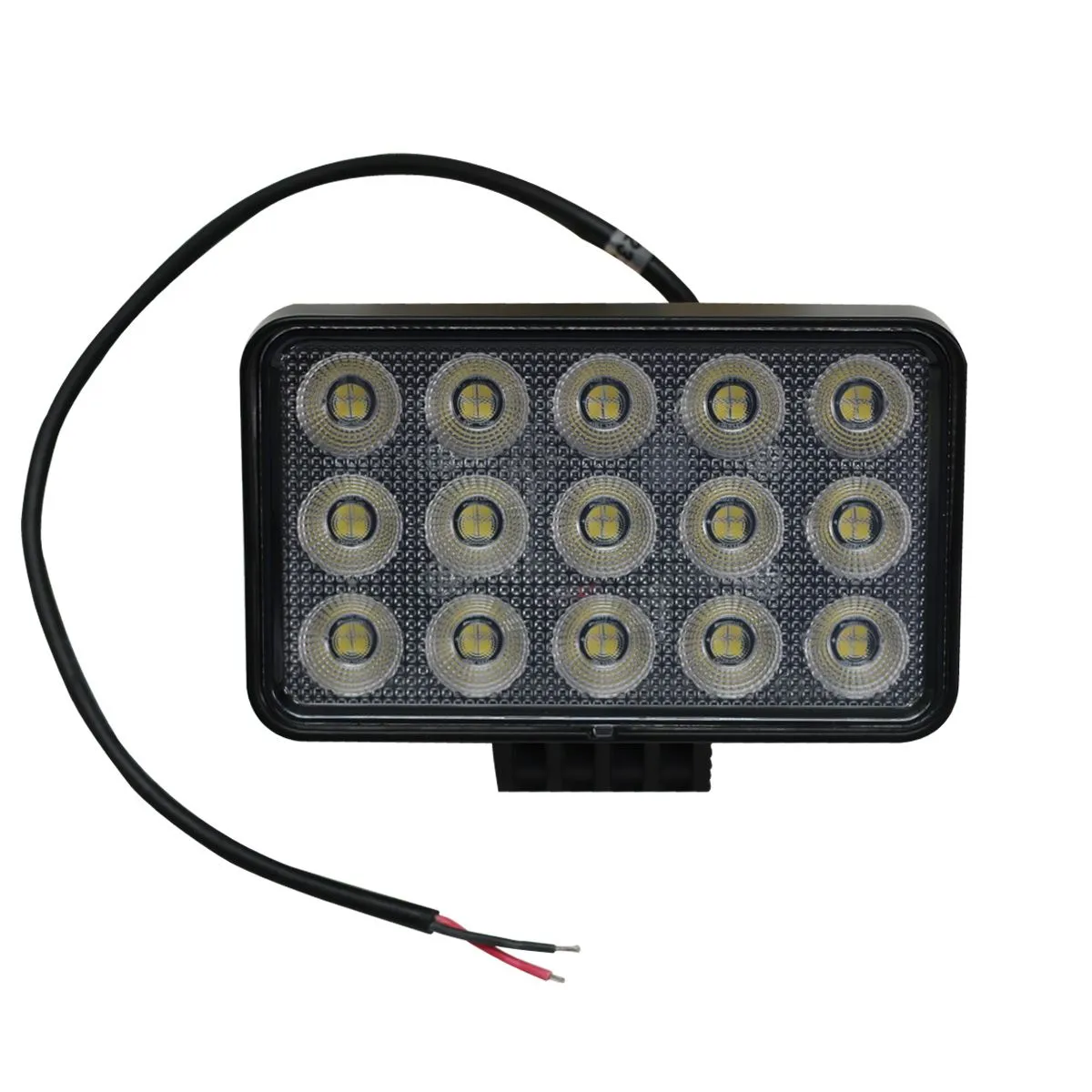 Race Sport RS Rectangle Auxiliary LED Light [IQ Series] Flood Beam Pattern