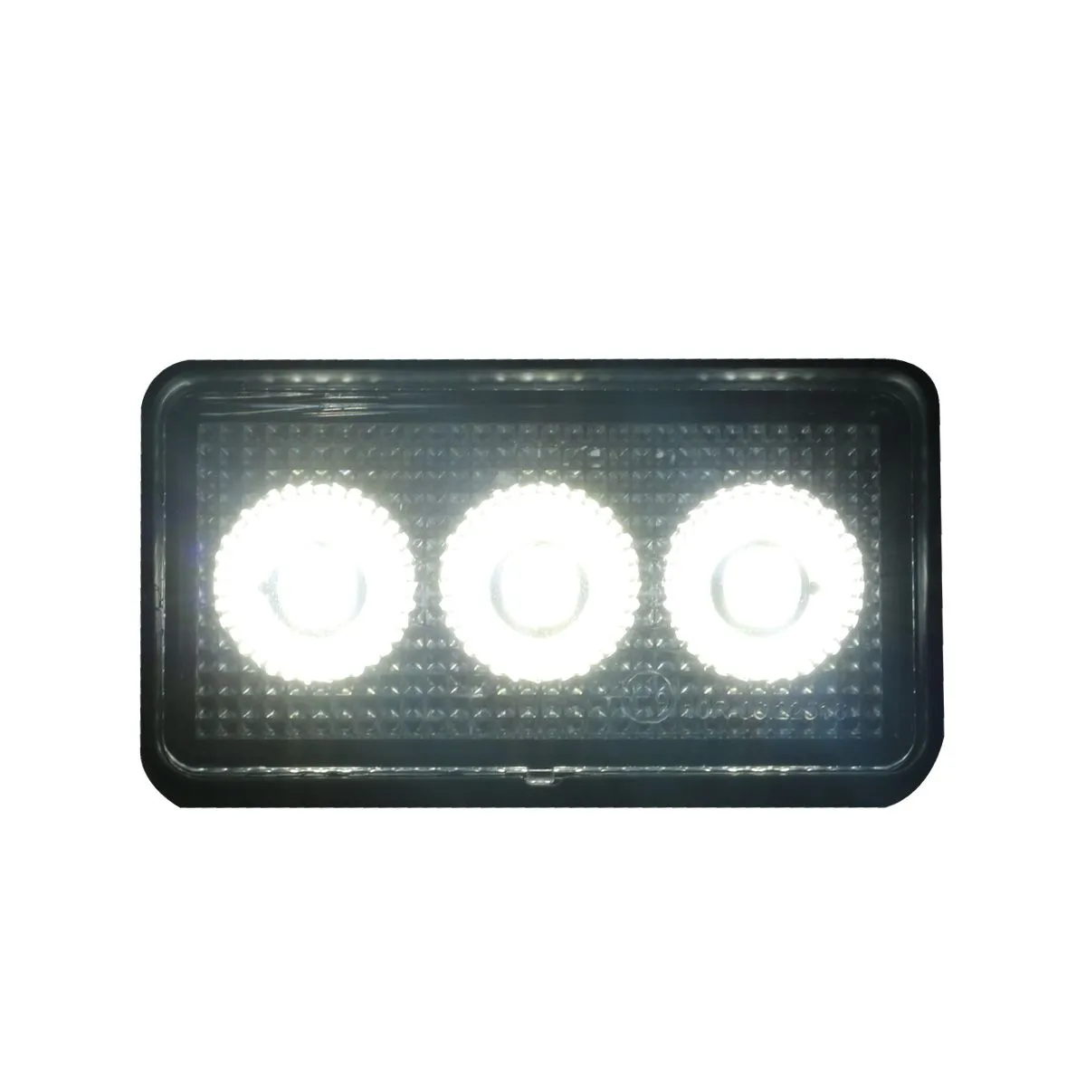 Race Sport RS Rectangle Auxiliary LED Light [IQ Series] Flood Beam Pattern