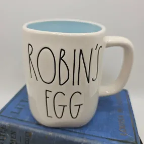 Rae Dunn Robins Egg Mug with Blue Interior